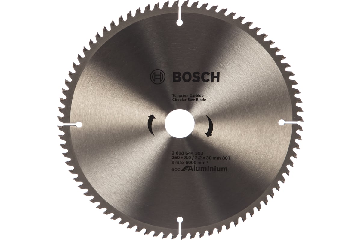 Пильный диск ECO AL (250x30 мм; 80T) Bosch 2608644393