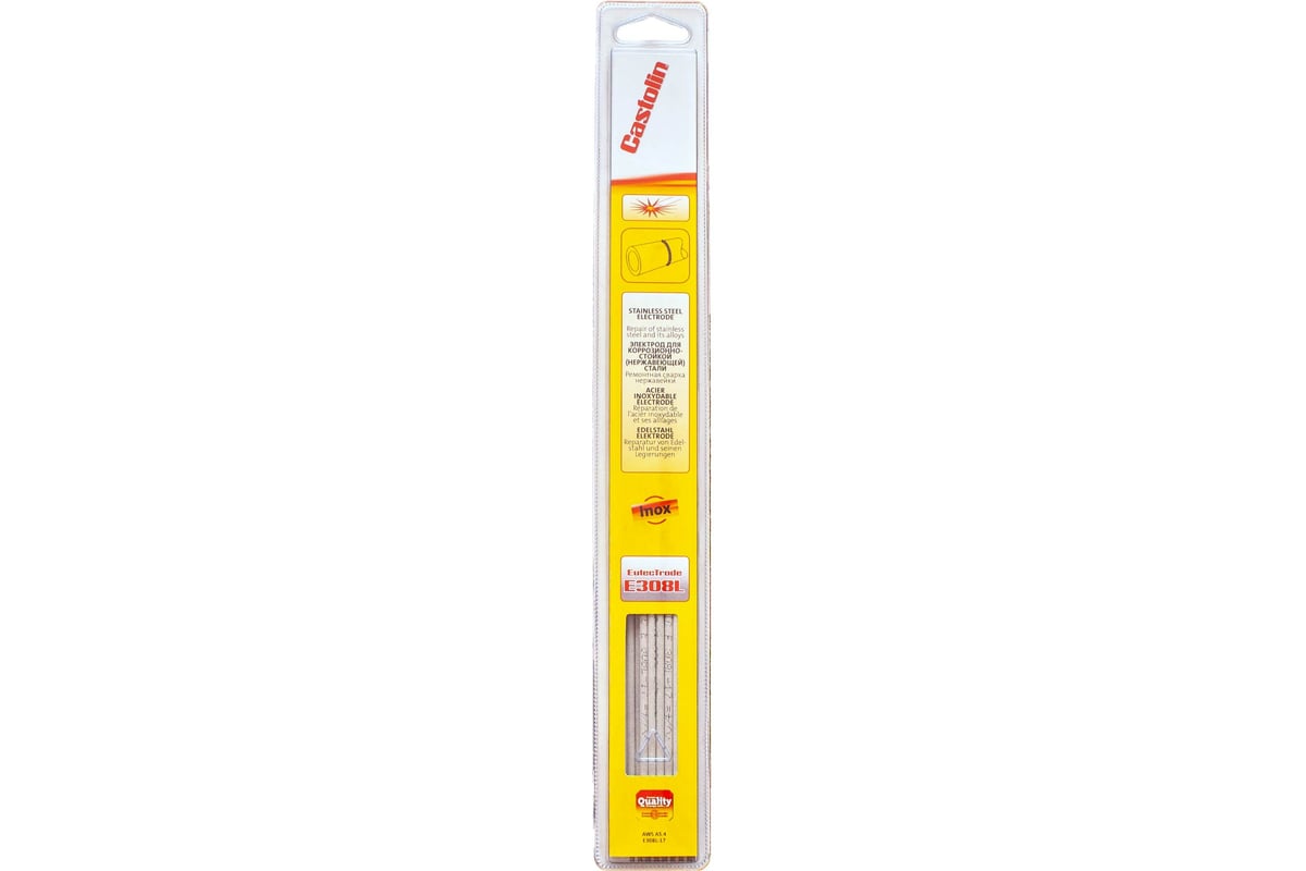 Электроды EutecTrode Е308L-17, 2.5 мм, 10 шт CASTOLIN 3082510R
