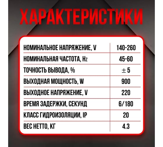 Стабилизатор Arideya SVR-1500VA ARD-17-1500BA