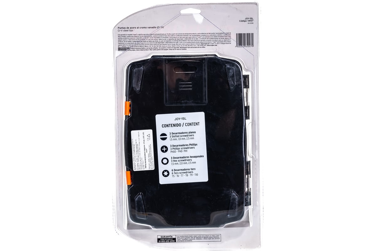 Набор прецизионных отверток Truper 15 шт JOY-15L 14157