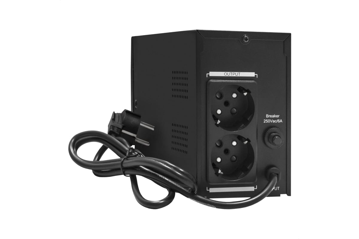 Источник бесперебойного питания Exegate Power Smart ULB-800.LCD.AVR.2Schuko, металлический корпус, Black 292776