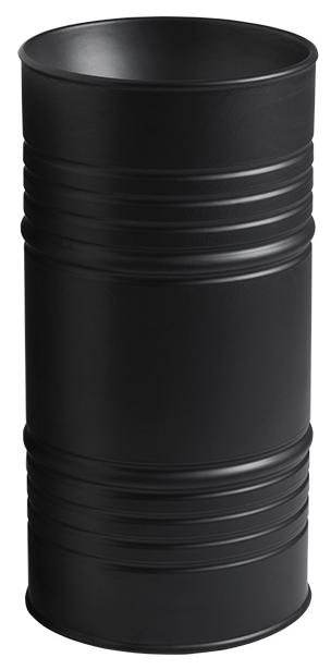 Раковина Kerasan Artwork Barrel 4742K31 45 см слив в пол, черный матовый