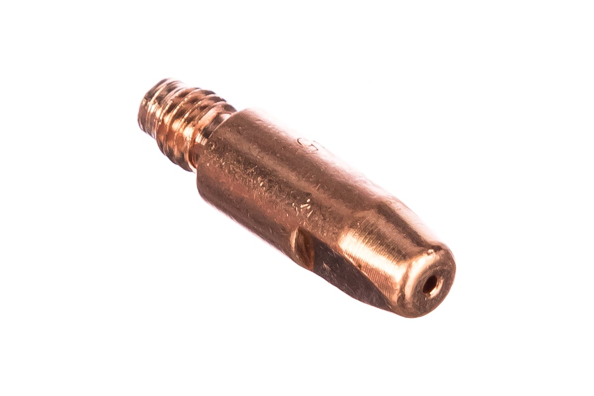 Наконечник токопроводящий ICU0004-12 (10 шт; E-Cu; М6х28; 1.2 мм) для горелок MIG/MAG Сварог 00000087423