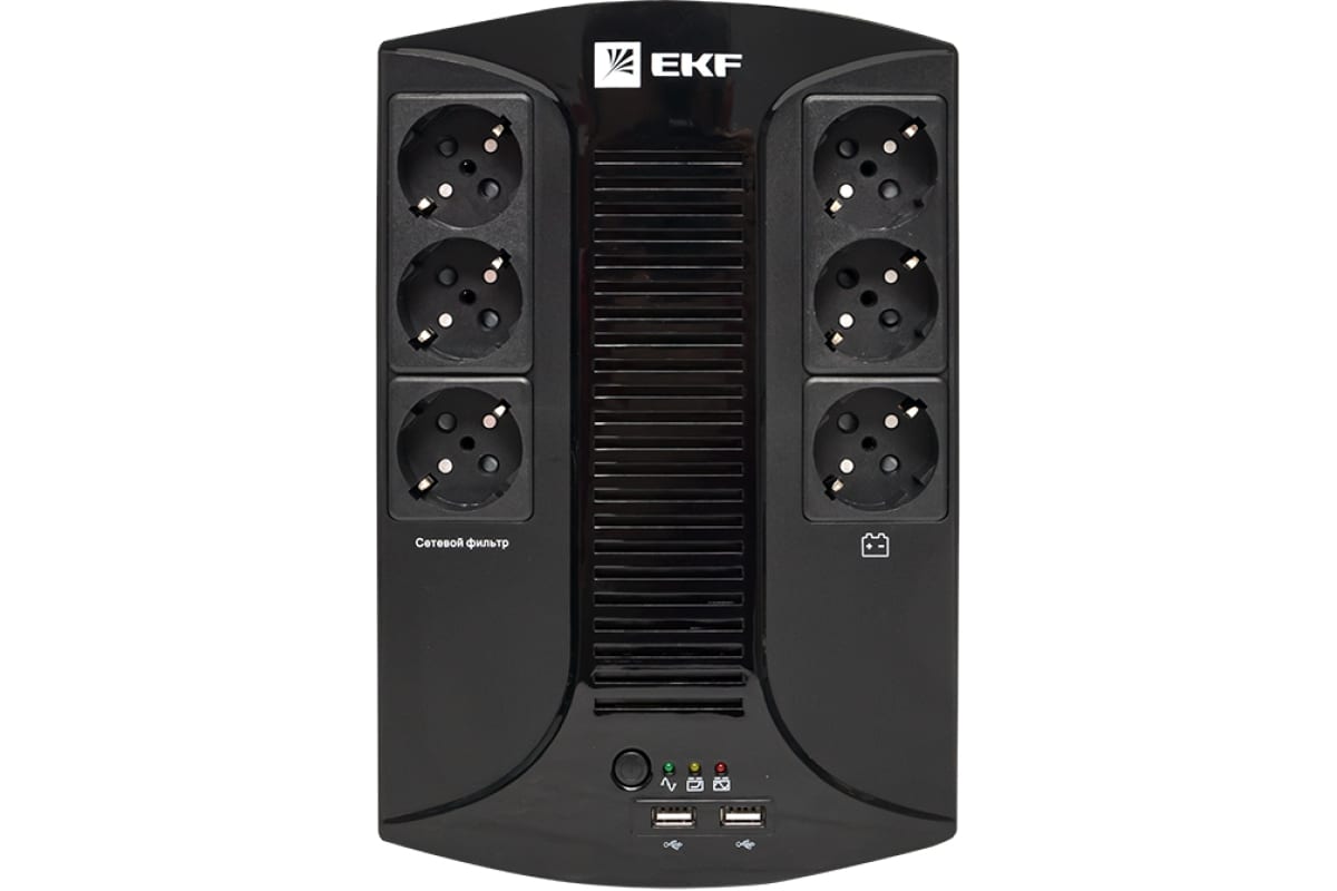 Линейно-интерактивный источник бесперебойного питания EKF E-Power Home 800 ВА PROxima SSW-800