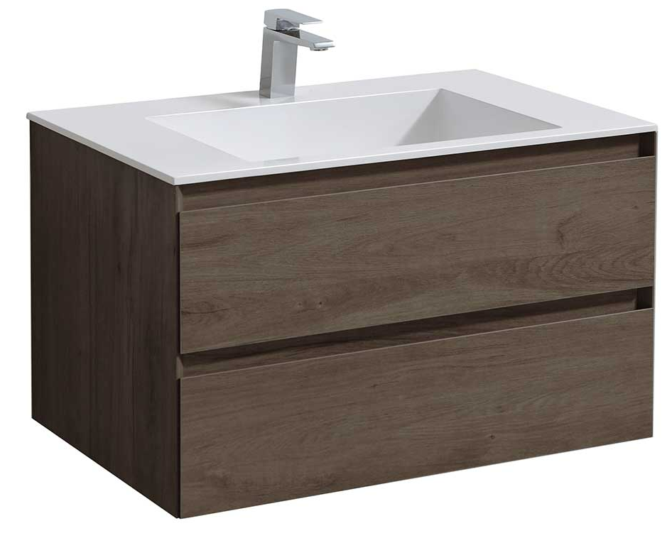 Мебель для ванной Vincea Luka new 80 см R.Oak