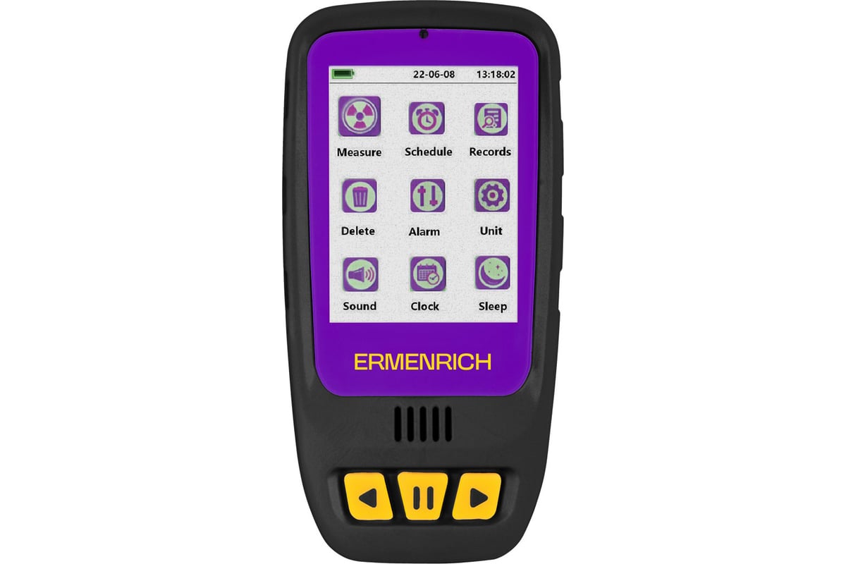 Дозиметр Ermenrich Ping RD40, фиолетовый 84640
