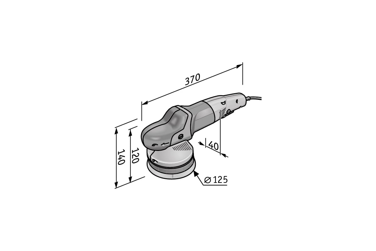 Эксцентриковая полировальная машина Flex XFE 7-15 125 P-Set 476927