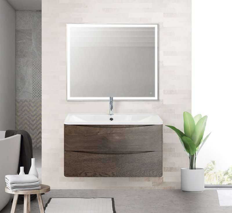 Мебель для ванной BelBagno Acqua 100 см Robere Nature Grigio