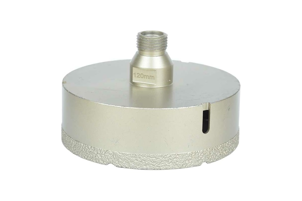 Коронка алмазная, вакуумное спекание (120х40 мм; 1/2"; М14) TECH-NICK TUK 136.600.7032
