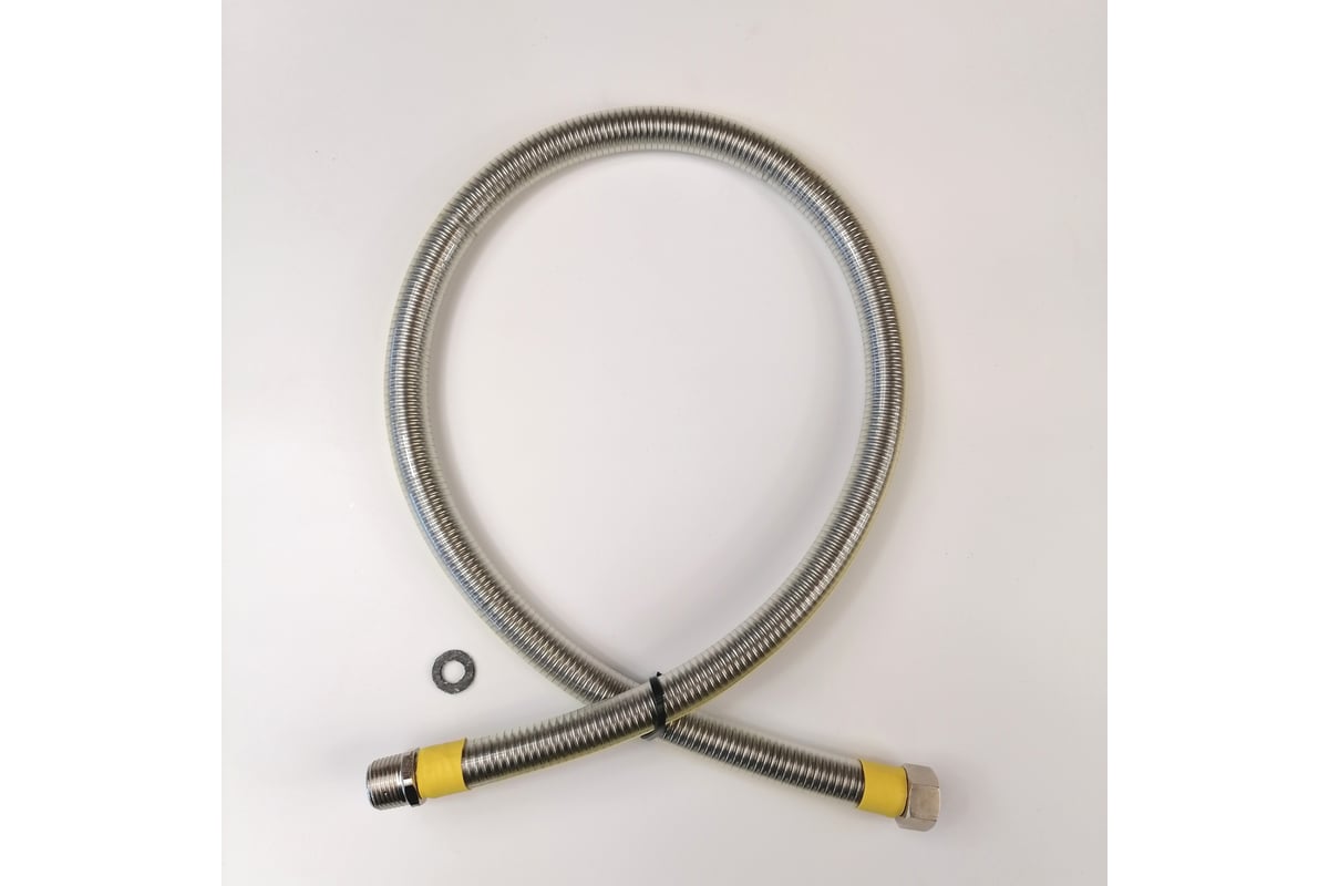 Сильфон для газа TUBOFLEX в оплетке ПВХ 1/2", 1.5 м, ВР/НР 4829572