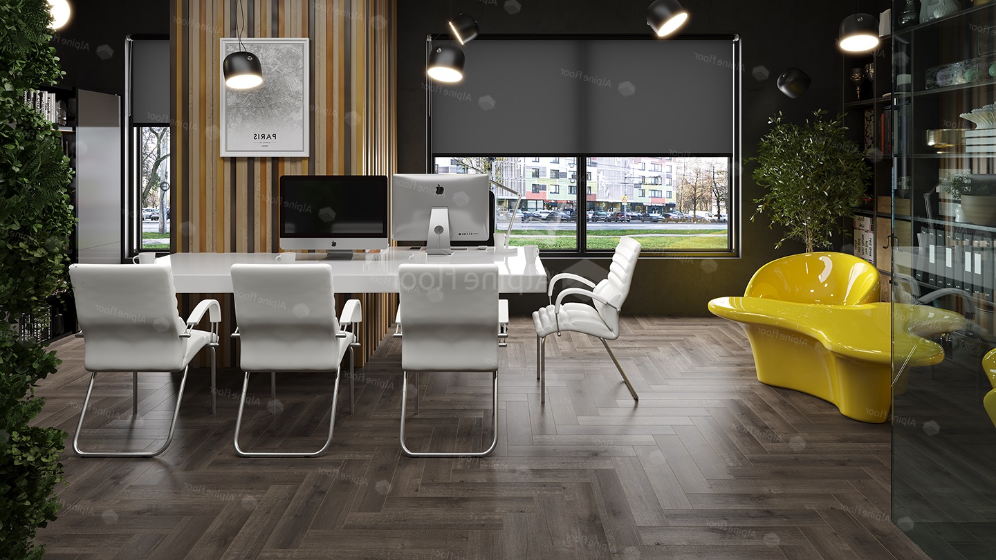 SPC ламинат Alpine Floor Parquet Light Дуб Антарес 600x125x4 мм, ECO 13-19A