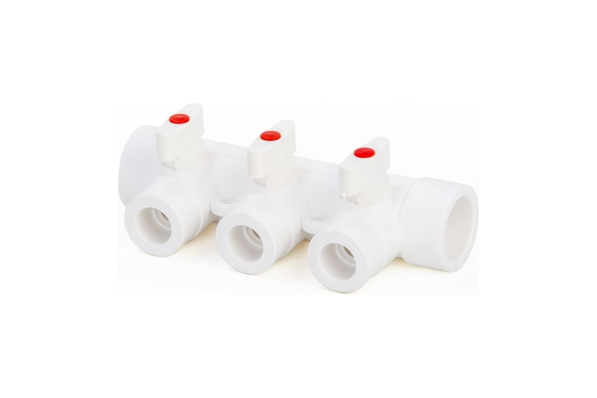 Коллектор с шаровыми кранами Lammin ppr 40x3 Lm31081003040