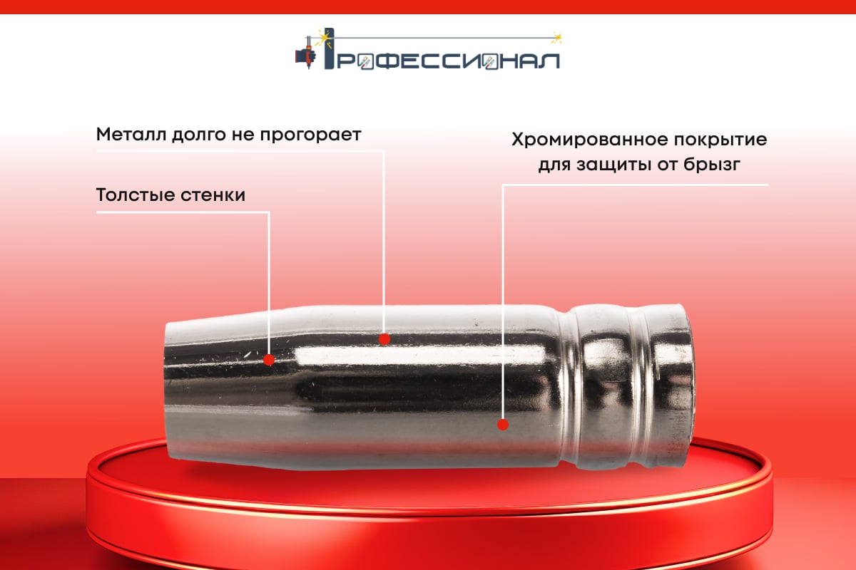 Сопло газовое 12 мм для МВ-15 Профессионал 0401