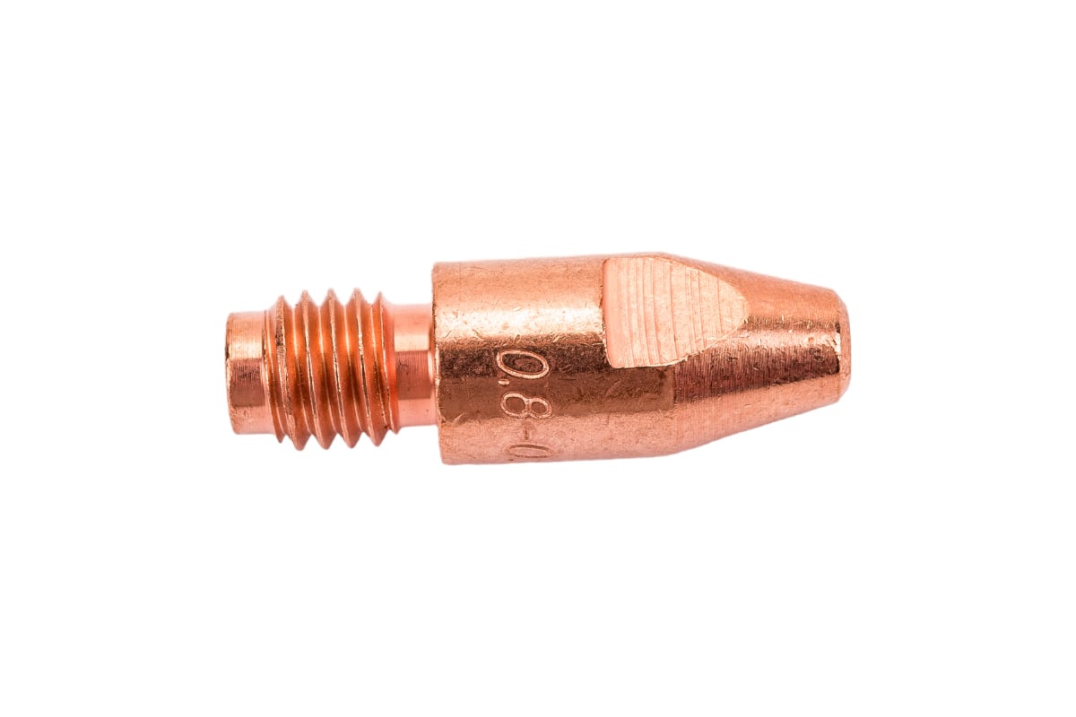 Наконечник контактный ECU (10 шт; M8х30 мм; 0.8 мм) Fubag FB.CTM8.30-08
