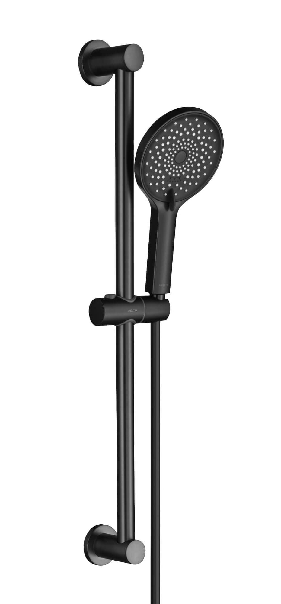 Душевой гарнитур Aquatek Лугано AQ2022MB черный матовый Душевой гарнитур Aquatek Лугано AQ2022MB черный матовый