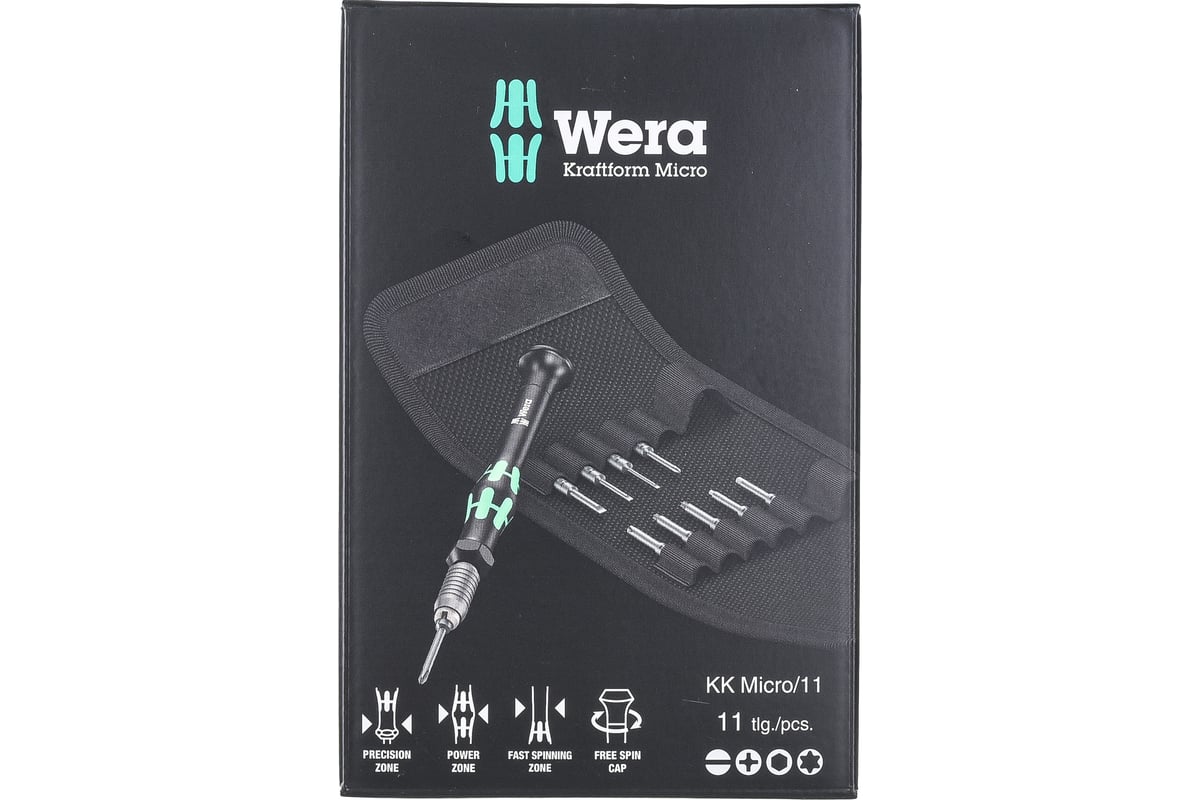 Набор бит WERA с битодержателем WE-135938