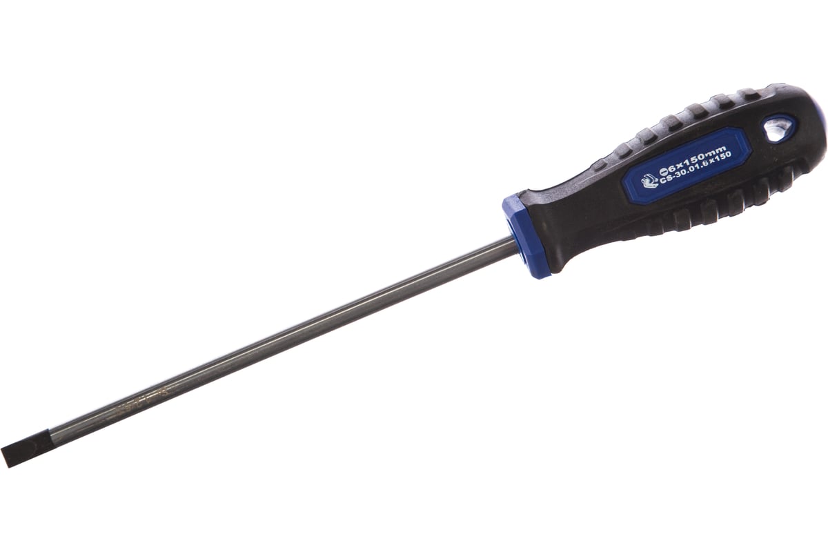 Шлицевая отвертка Станкоимпорт SL, 150 мм CS-30.01.6x150