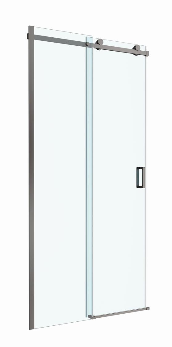 Душевая дверь BelBagno SOFT_CLOSE-2-BF-1-110-C-GM 110x200 прозрачная, оружейная сталь