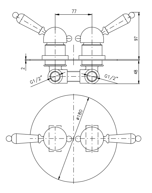 Смеситель для душа Rav Slezak Labe L086K