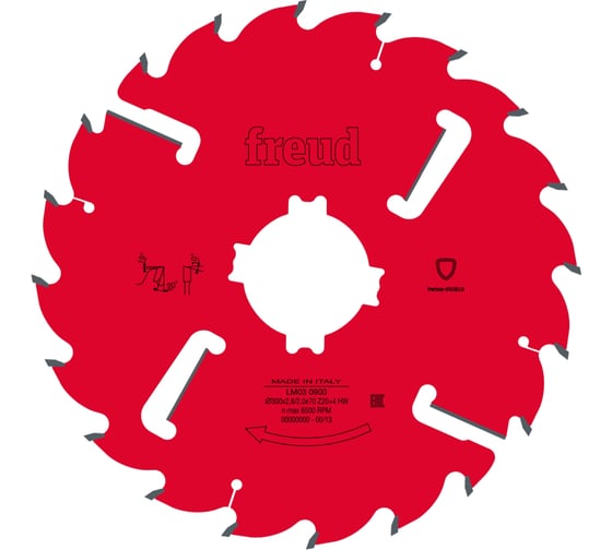 Пила дисковая Freud 250x2.8х30 мм, Z16+4, HM LM03 0200