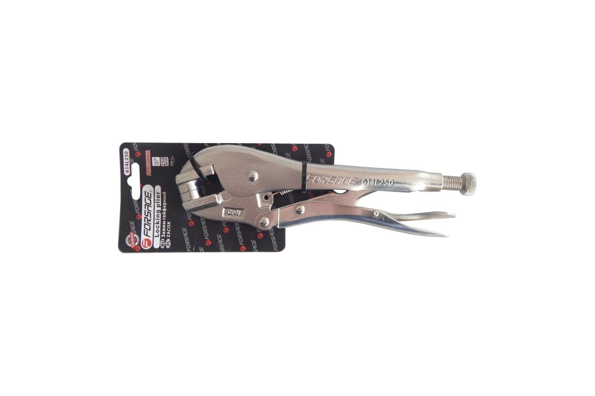 Специальный гейферный зажим Forsage точечный, 10"-250 мм F-614L250(18623)