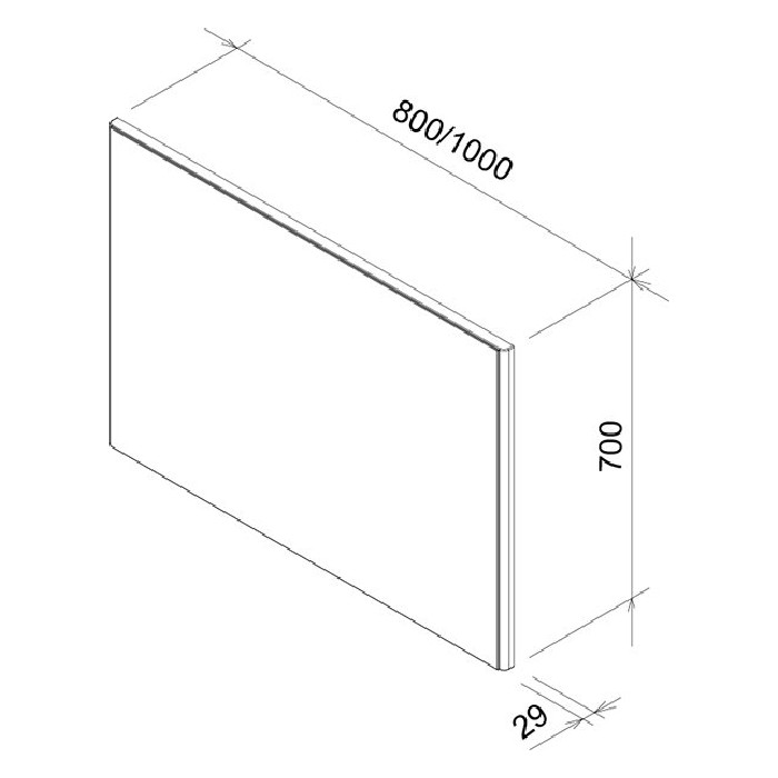 Зеркало Ravak Ring 100 см