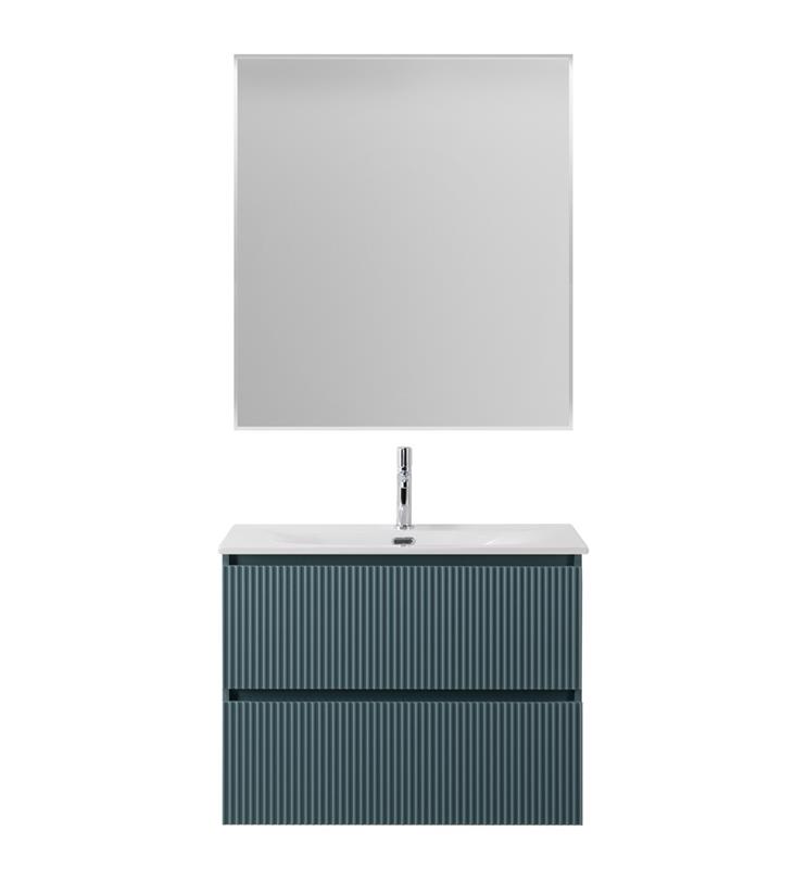 Мебель для ванной BelBagno Uno-Mini 90 см Голубой матовый