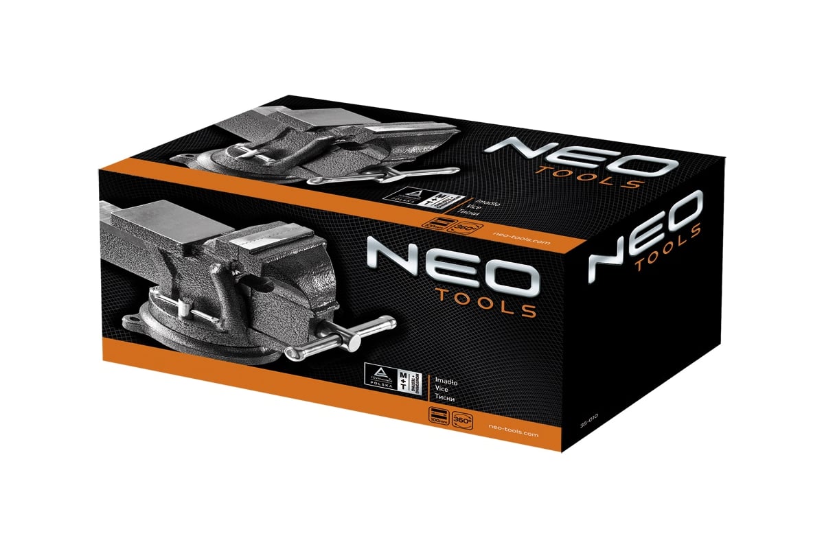 Тиски 100 мм Neo Tools 35-010