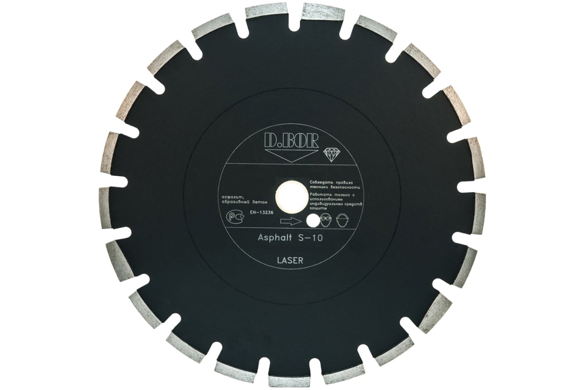 Диск алмазный Asphalt S-10 (400x3.4x30/25.4 мм) D.BOR A-S-10-0400-030