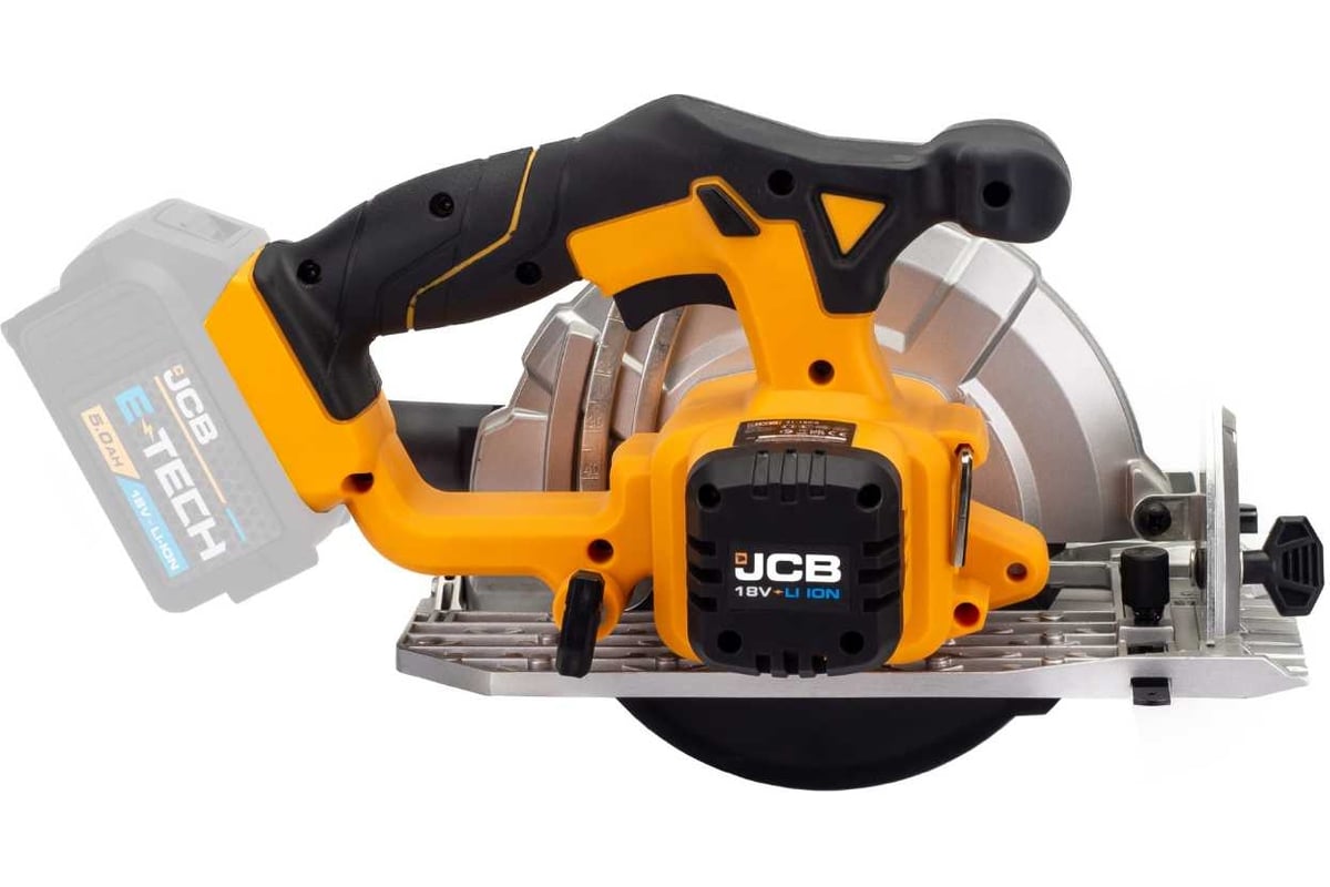 Аккумуляторная циркулярная пила JCB 18 V, 3650 об/мин, диаметр диска 165 мм, без аккумулятора -18CS-B-E(57253) JCB-18CS-B-E(57253)