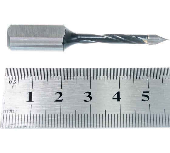 Сверло присадочное усиленное сквозное (4x57.5 мм; S=10 мм; RH) ROTIS 422.0457R