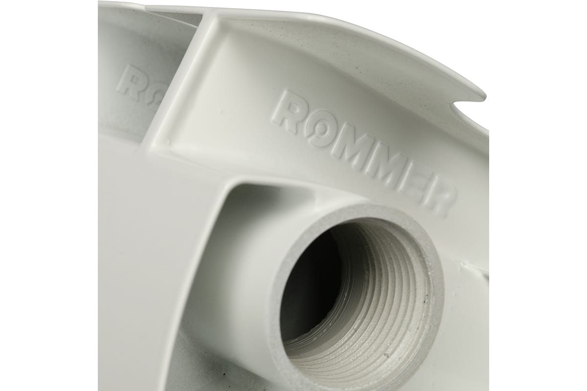 Алюминиевый радиатор Rommer Plus 200 10 секций RAL9016 89991