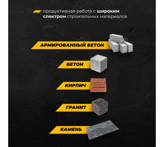 Бур по железобетону для перфоратора RAGE Furious 10 х 210 мм SDS-Plus Quadro-X 567021