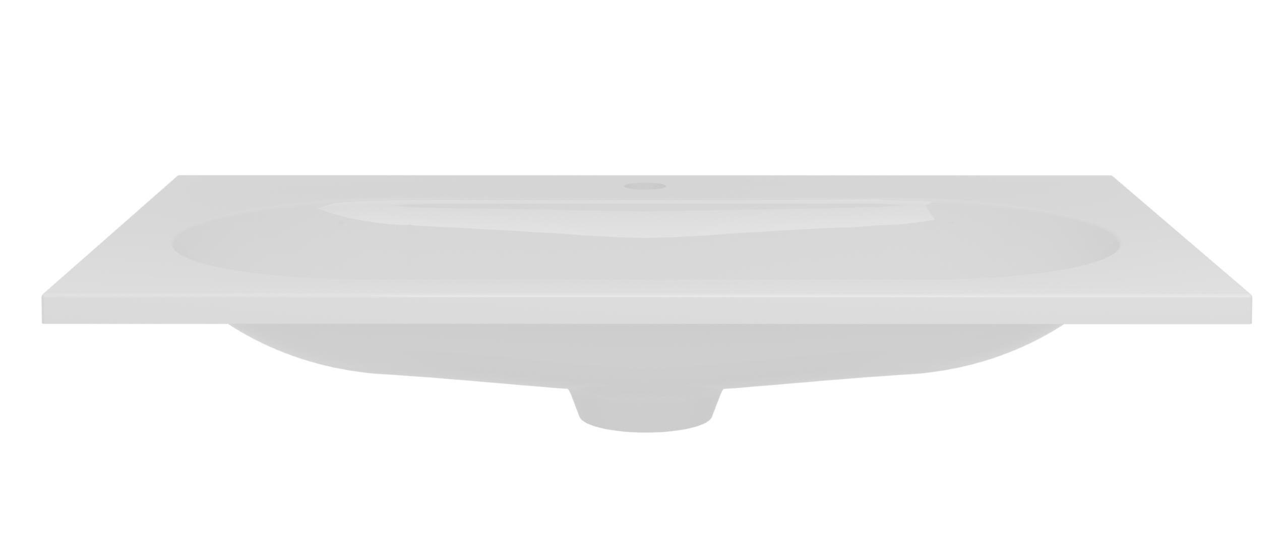Раковина Vincea VCB-4H800W 80 см гелькоут, белый
