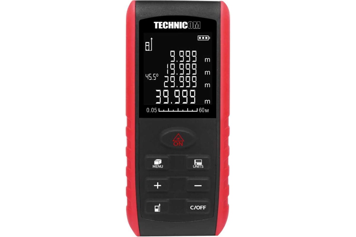 Лазерный дальномер-угломер Technicom TC-DAM60R