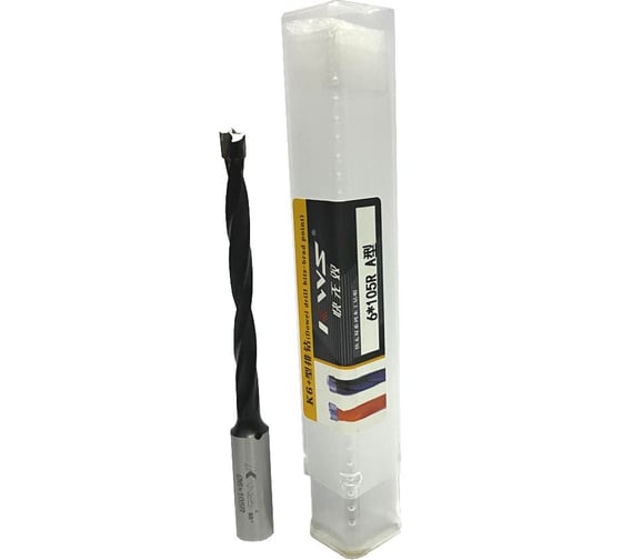 Сверло удлиненное для глухих отверстий KWS HW 6х105 Z=2 R K6 4093-05953-630807957