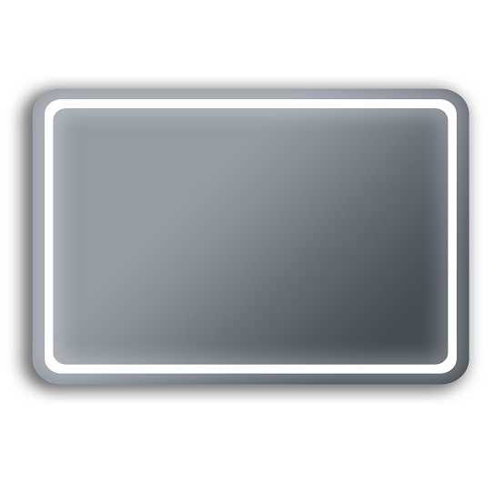 Зеркало Бриклаер Эстель-1 120 см с подсветкой, на взмах руки, 4627125414251