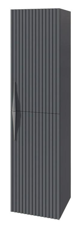 Шкаф пенал Caprigo Novara 35950R-TP810 35 см правый, графит (ламинация)