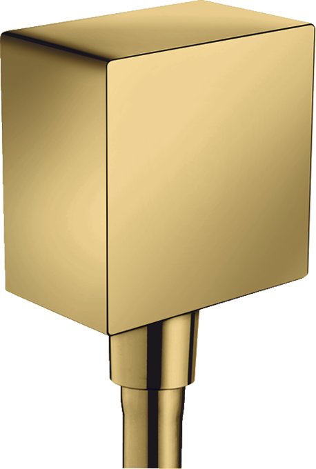 Шланговое подключение Hansgrohe Fixfit Square 26455990 полированное золото