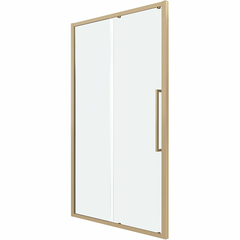 Душевая дверь Grossman Cosmo 130x195 прозрачное, золото сатин 100.K33.02.130.32.00