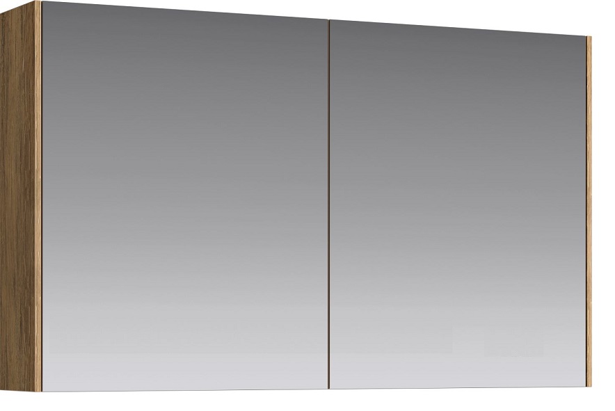 Зеркальный шкаф Aqwella 5 stars Mobi 100 см, дуб балтийский