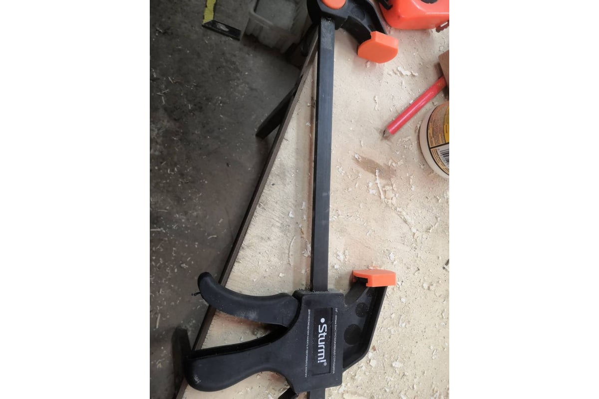 Струбцина, зев 45 см Sturm 1078-04-45