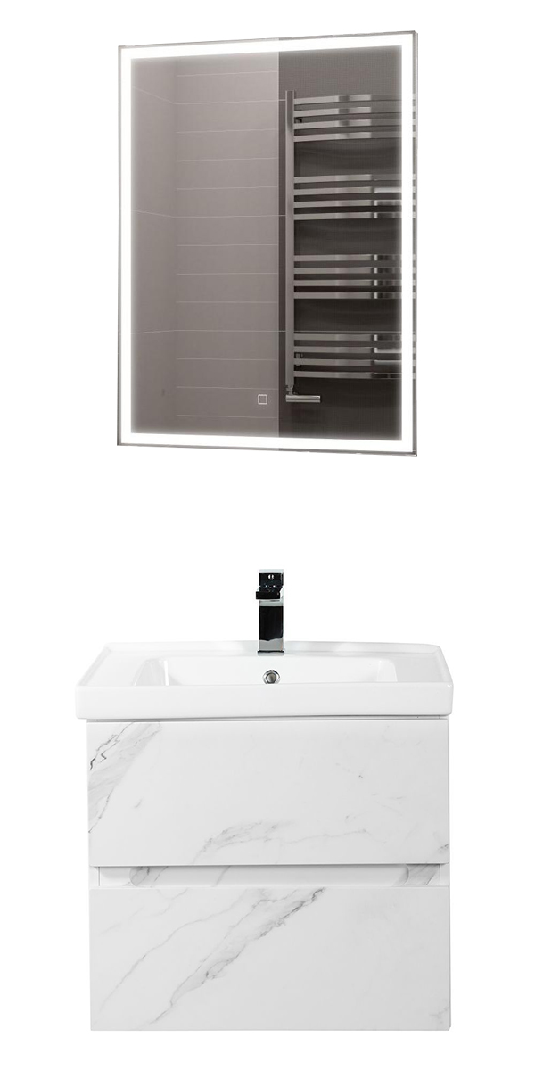 Мебель для ванной Art&Max Techno 60 см монти мрамор