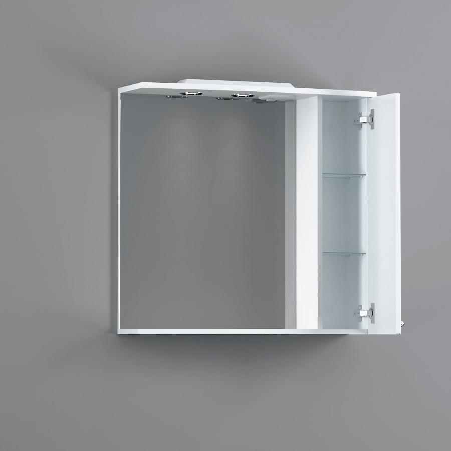Зеркальный шкаф RedBlu by damixa Palace One 75 см, белый