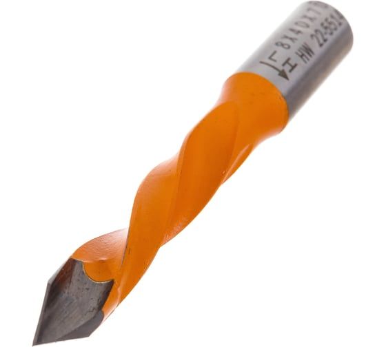 Сверло HW (8x40x70 мм; Z 2; S 10x20 мм; LH) для присадочного станка CMT 375.080.12