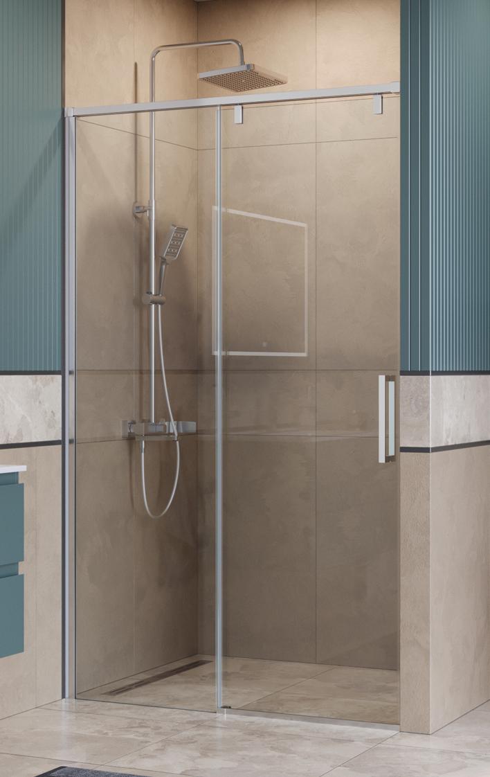 Душевая дверь BelBagno SOFT_CLOSE-1-BF-1-120-C-Cr 120x200 прозрачная, хром Душевая дверь BelBagno SOFT_CLOSE-1-BF-1-120-C-Cr 120x200 прозрачная, хром