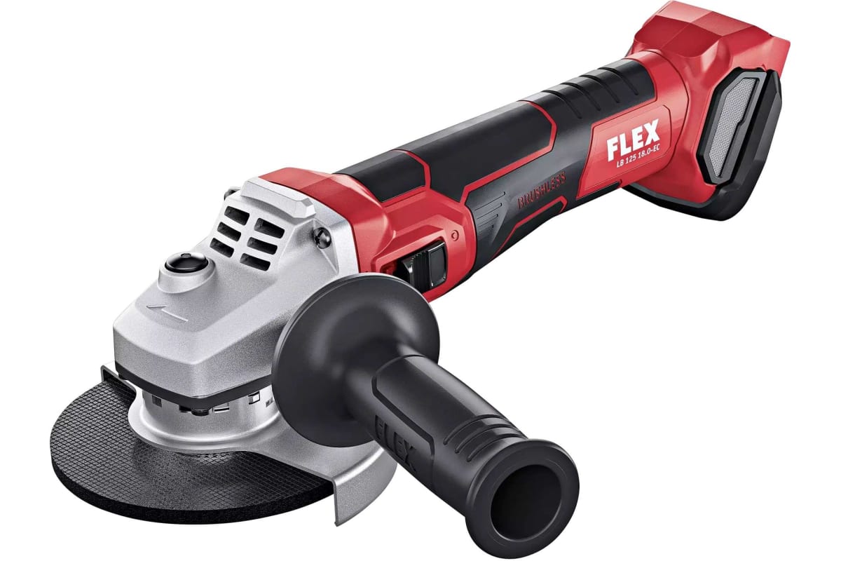 Аккумуляторная угловая шлифовальная машина с тормозом Flex LB 125 18.0-EC/5.0 Set 499331
