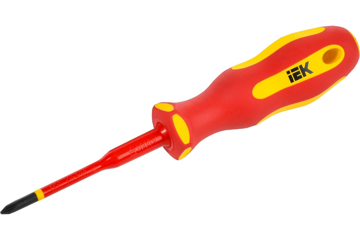Отвертка IEK Arma2l 5 диэлектрическая slim ph1x80 т2 A2L5-SC31-T2-PH-10-080