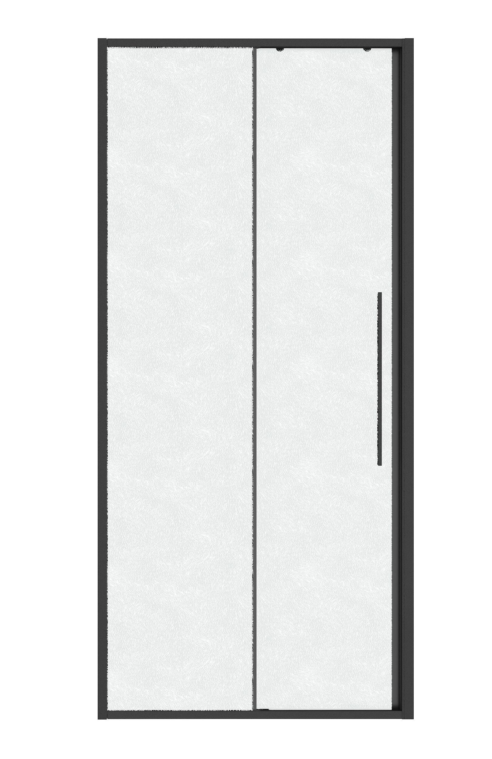 Душевая дверь Niagara Nova 100x195 шиншилла, графит NG-34-L10CHGR