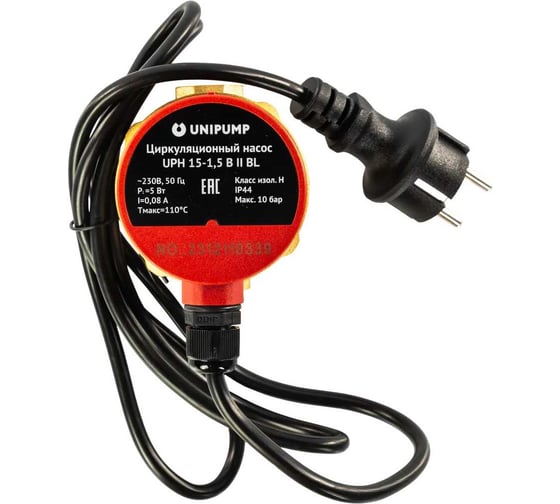 Циркуляционный насос UNIPUMP (ГВС) UPН 15-1.5 B II BL 81435